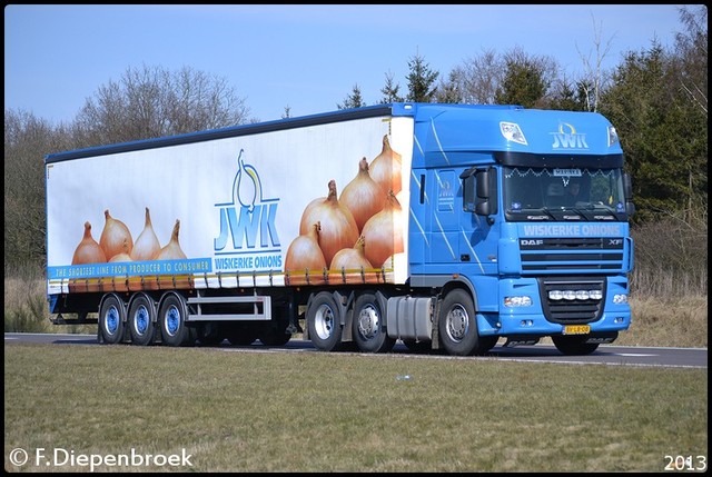 BV-LB-08 DAF XF105 Wiskerke Onions-BorderMaker Rijdende auto's