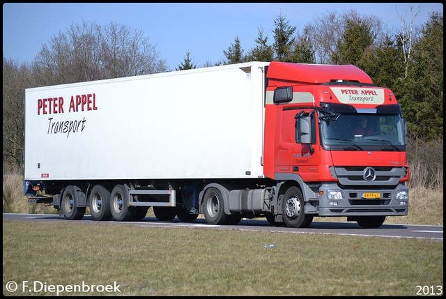 BX-FT-63 Mercedes Actros MP3 Peter Appel-BorderMak Rijdende auto's