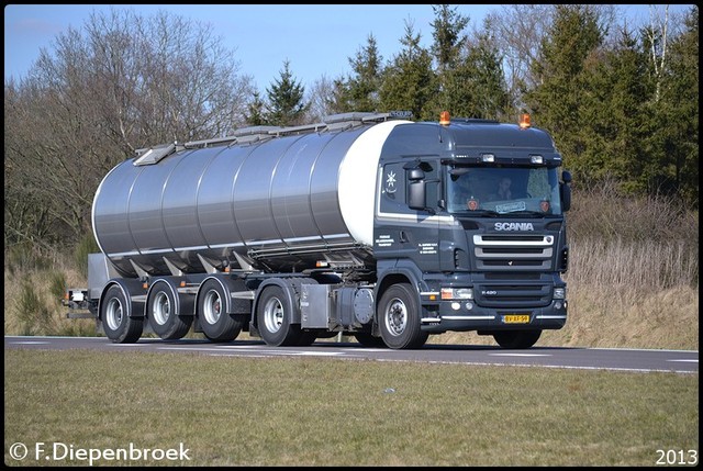 BV-XF-59 Scania R420 Fa Kuipers VOF Zuidwolde-Bord Rijdende auto's