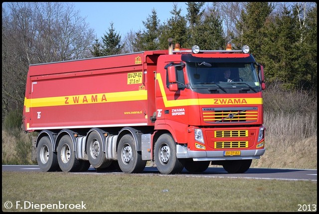 BV-ZP-82 Volvo FH Zwama Grijpskerk-BorderMaker Rijdende auto's