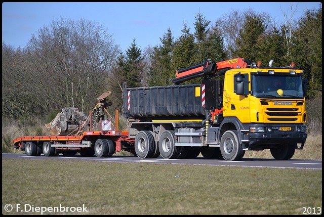 BZ-TS-08 Scania G440 Heijmans-BorderMaker Rijdende auto's