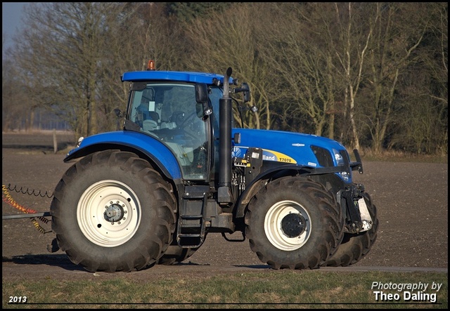 Bergsma Drain - Terkaple  New Holland  T7070 Landbouwmachines