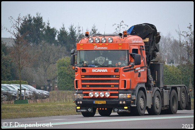 BH-DX-06 Scania 144G $60 Remmers Muntendam-BorderM Rijdende auto's
