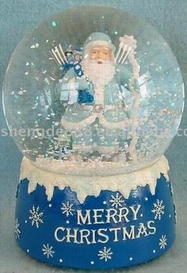 100mm Christmas Snow Globe - 