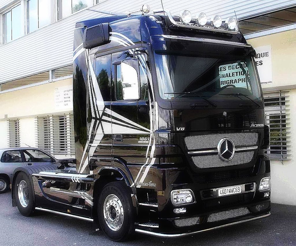 videos de camiones mercedes benz actros 3 - 