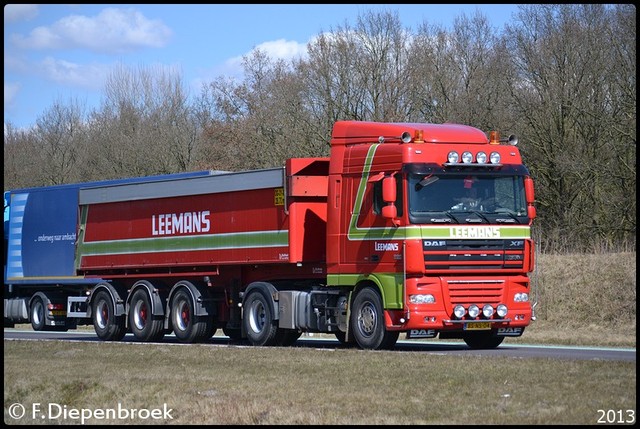 BS-NS-04 DAF XF105 Leemans-BorderMaker Rijdende auto's