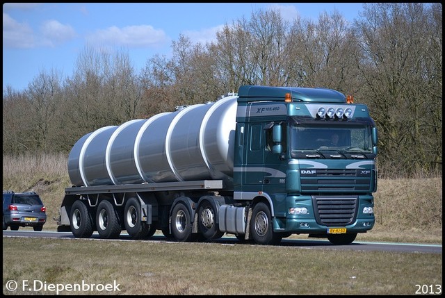 BV-HJ-53 DAF XF105-BorderMaker Rijdende auto's