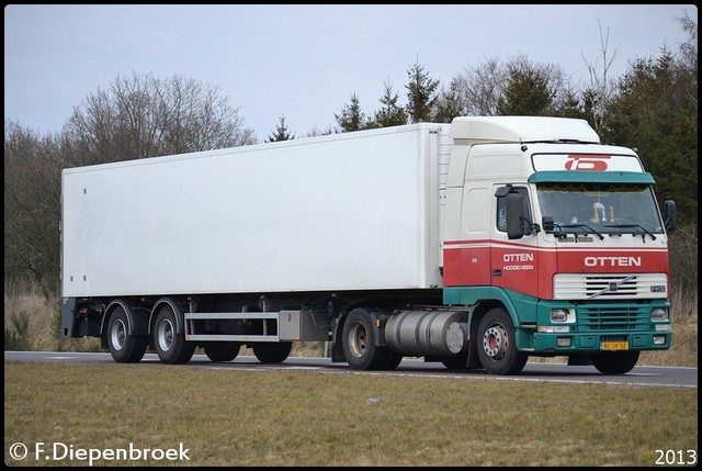 BL-JV-52 Volvo FH12 Otten Hoogeveen-BorderMaker Rijdende auto's