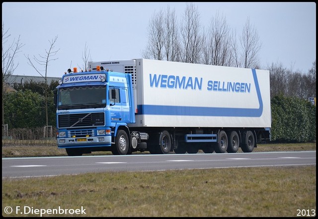 VN-90-DF Volvo F16 Wegman Sellingen NL-BorderMaker Rijdende auto's