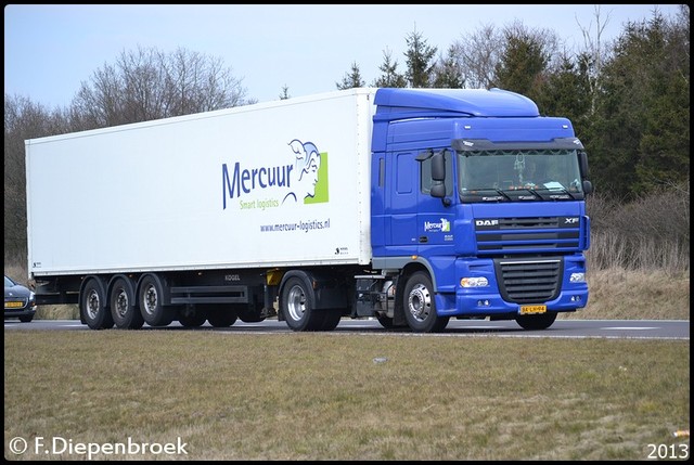 BX-LH-94 DAF XF105 Mercuur Logistics-BorderMaker Rijdende auto's