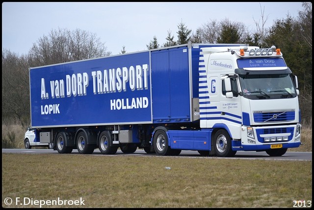 BX-RT-81 Volvo FH A van Dorp Lopik Holland-BorderM Rijdende auto's