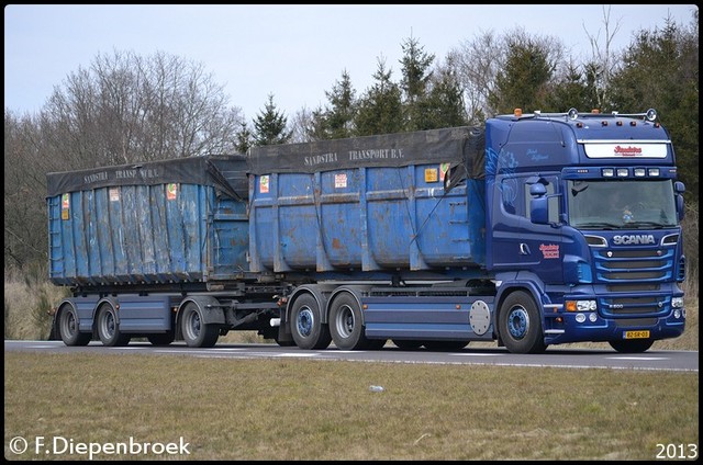 BZ-SR-03 Scania R500 Sandstra Bolsward-BorderMaker Rijdende auto's