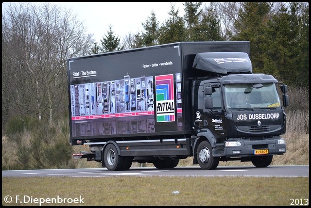 45-BBG-9 Renault Midlum Jos Dusseldorp-BorderMaker Rijdende auto's