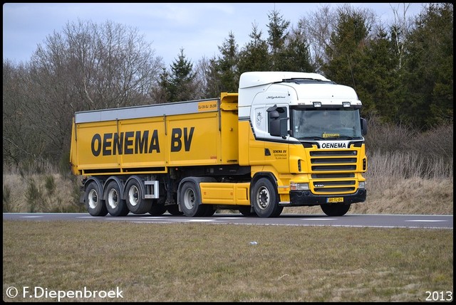 BR-TL-06 Scania R420 Oenema BV Oosterwolde-BorderM Rijdende auto's