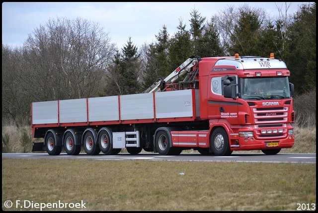 BR-TN-84 Scania R420 Wessels Transport Rijssen-Bor Rijdende auto's