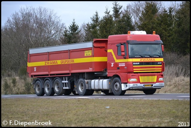 BS-BN-12 DAF XF Zwama Grijkskerk-BorderMaker Rijdende auto's