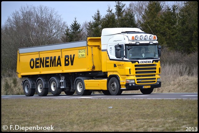 BS-RJ-08 Scania R420 Oenema BV Oosterwolde-BorderM Rijdende auto's