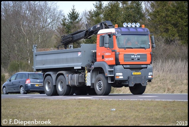 BS-XP-32 MAN TGA Coonen Zwartemeer-BorderMaker Rijdende auto's