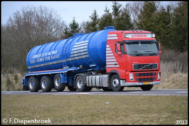 BV-FP-08 Volvon FH Jannink-BorderMaker Rijdende auto's