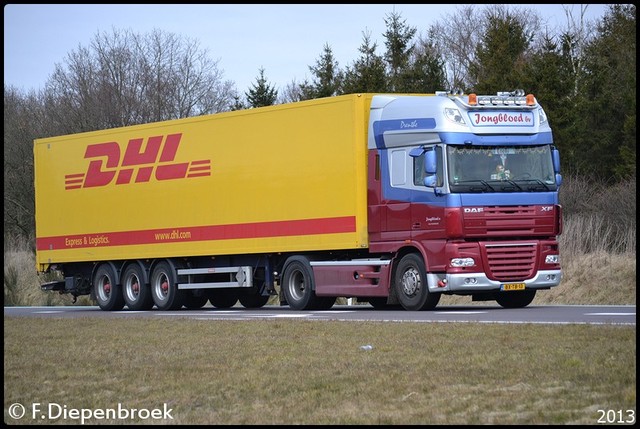 BX-TB-13 DAF 105XF Jongbloed Valthermond-BorderMak Rijdende auto's