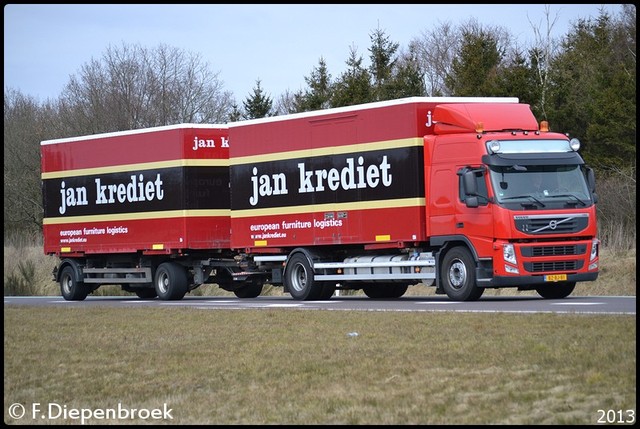 BZ-BJ-81 Volvo FM Jan Krediet-BorderMaker Rijdende auto's