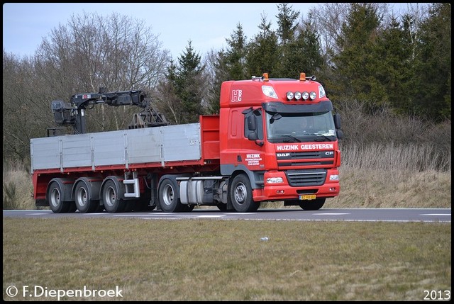 BZ-HH-80 DAF CF Huzink Geesteren NL-BorderMaker Rijdende auto's