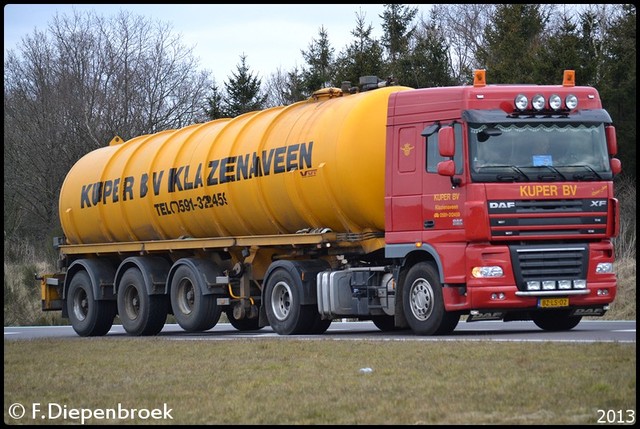 BZ-LS-02 DAF XF105 Kuper Klazienaveen-BorderMaker Rijdende auto's