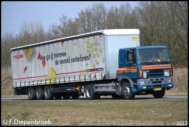 BH-GR-63 DAF CF85 Koning Drent-BorderMaker Rijdende auto's