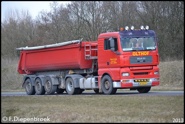 BP-NX-33 MAN TGA Olthof Sappemeer-BorderMaker Rijdende auto's