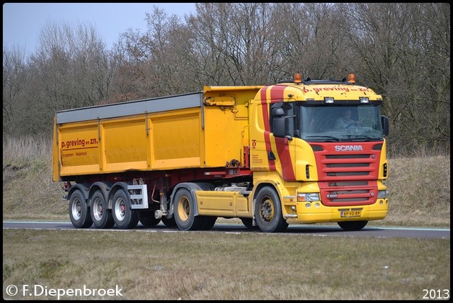 BP-VD-89 Scania R500 Piet Greving Hoogeveen-Border Rijdende auto's