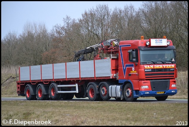 BR-BF-02 DAF XF Van der Veen-BorderMaker Rijdende auto's