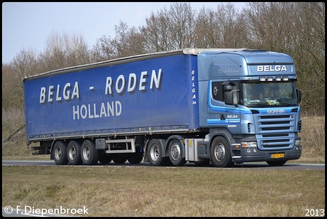 BR-RL-90 Scania R420 Belga Roden-BorderMaker Rijdende auto's