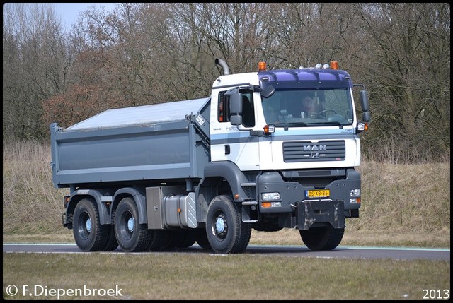 BS-XB-86 MAN TGA Van der Steeg Assen-BorderMaker Rijdende auto's