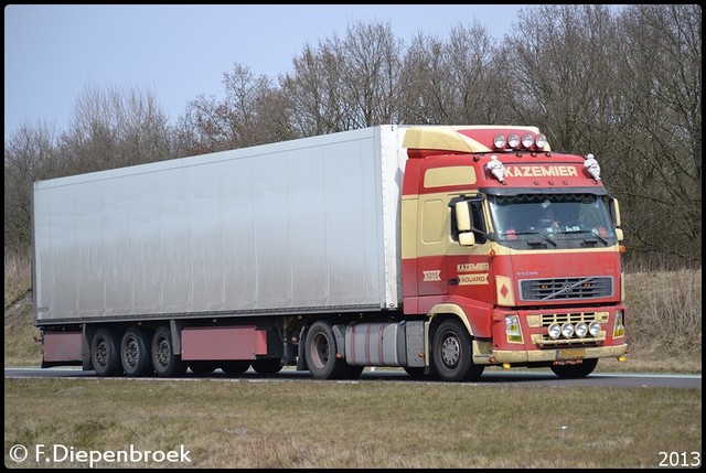 BS-ZD-73 Volvo FH Kazemier Transport Aduard-Border Rijdende auto's