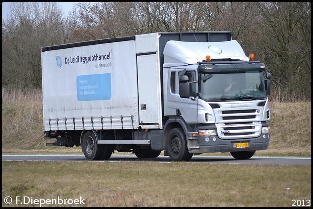 BS-ZS-08 Scania P230 Leidinggroothandel-BorderMake Rijdende auto's