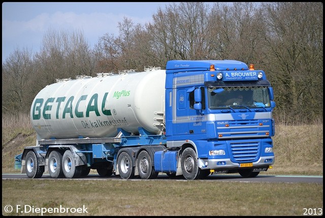 BT-ZD-53 DAF XF105 A.Brouwer - Aduard-BorderMaker Rijdende auto's