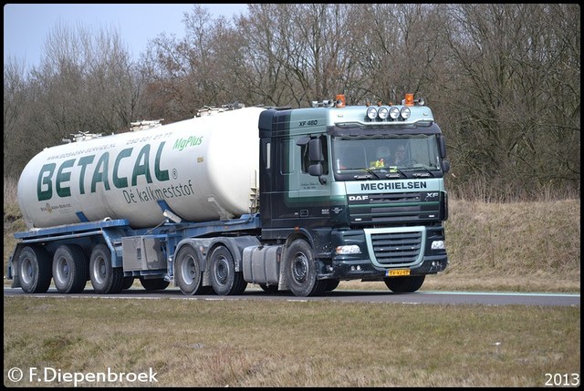 BV-VJ-98 DAF XF105 Mechielsen Oldehove-BorderMaker Rijdende auto's