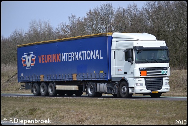 BZ-BB-31 DAF XF105 Kuilder Transport-BorderMaker Rijdende auto's