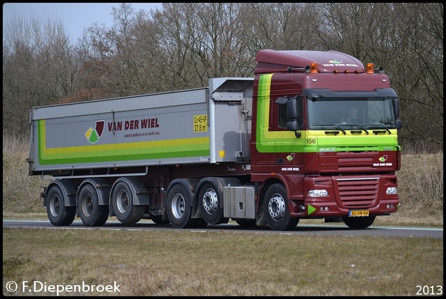 BZ-DN-06 DAF XF105 Van der Wiel -Drachten-BorderMa Rijdende auto's