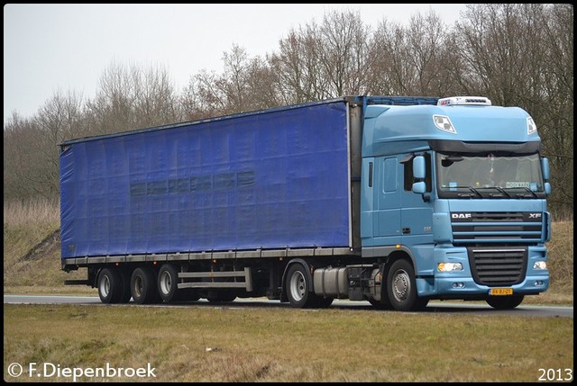 BX-BJ-21 DAF 105 Wegman Sellingen-BorderMaker Rijdende auto's