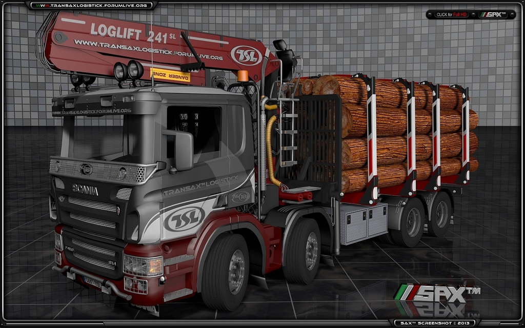 TSLâ„¢ Scania P460 8x4 1 - TSLâ„¢ HOLZ Transport
