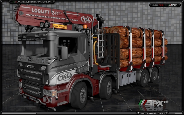 TSLâ„¢ Scania P460 8x4 1 TSLâ„¢ HOLZ Transport