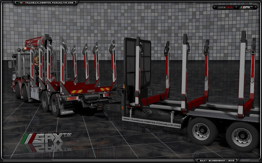 TSLâ„¢ Scania P460 8x8 + Tandem Empty 6 - TSLâ„¢ HOLZ Transport