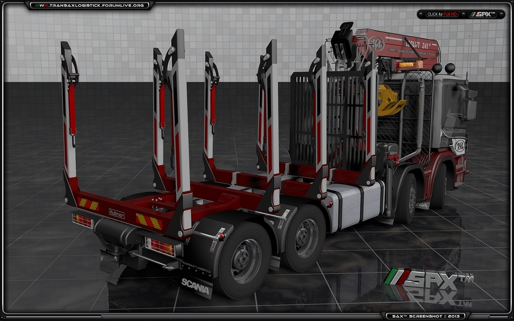 TSLâ„¢ Scania P460 8x8 Empty 3 - TSLâ„¢ HOLZ Transport