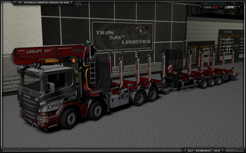 TSLâ„¢ Company 8x4 empty - TSLâ„¢ HOLZ Transport