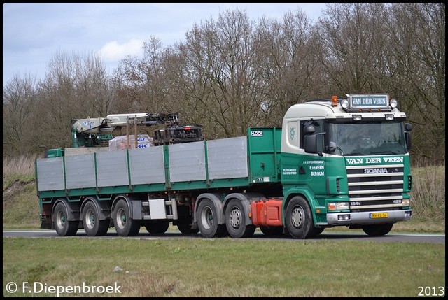 BN-RL-56 Scania 124L 420 Van der Veen Bergum-Borde Rijdende auto's