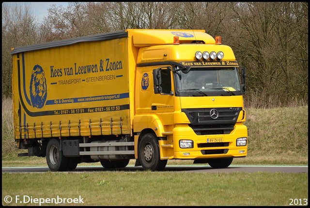 BV-ZV-03 Mercedes Axor MP2 Kees van Leeuwen-Border Rijdende auto's