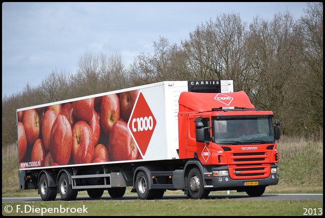 BX-NR-88 Scania P320 Schuitema-BorderMaker Rijdende auto's