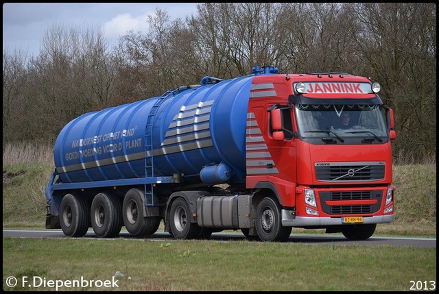 BZ-RH-96 Volvo FH Jannink-BorderMaker Rijdende auto's