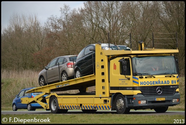 BN-DD-42 Mercedes ACtros Hoogenraad-BorderMaker Rijdende auto's